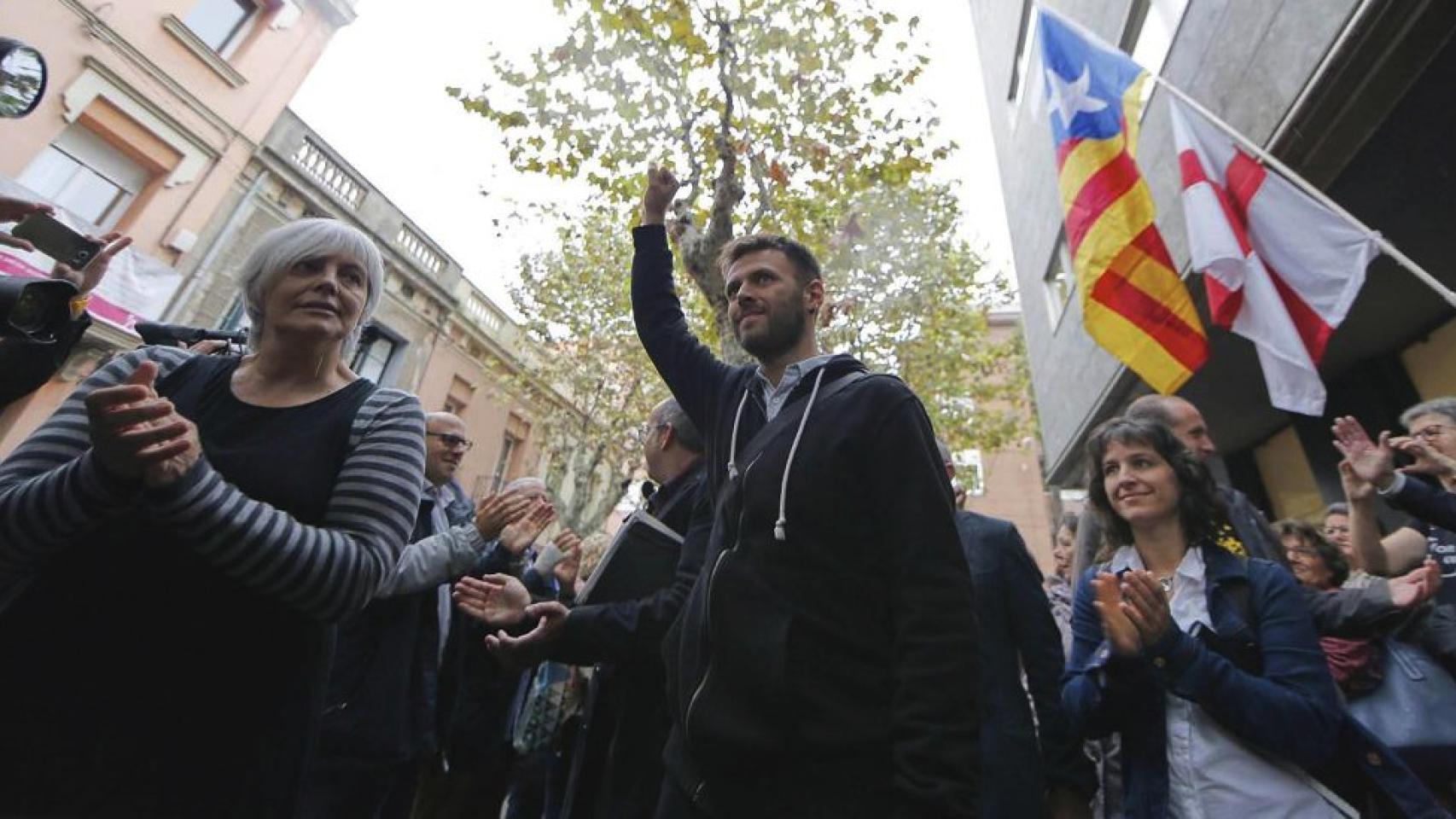 José Antonio Téllez llegando al Juzgado de Badalona