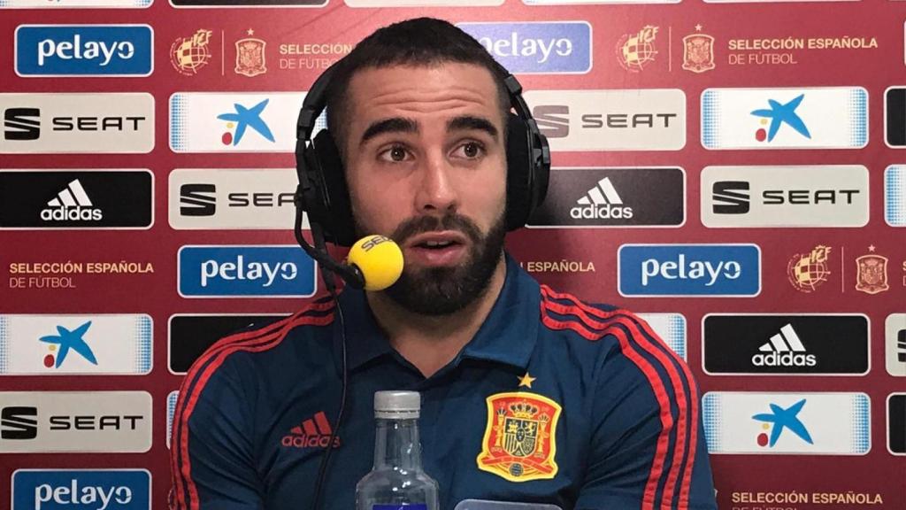 Dani Carvajal, en El Larguero de la Cadena SER. Foto: Twitter (@ellarguero)