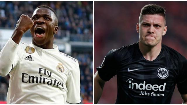 Vinicius Júnior y Luka Jovic