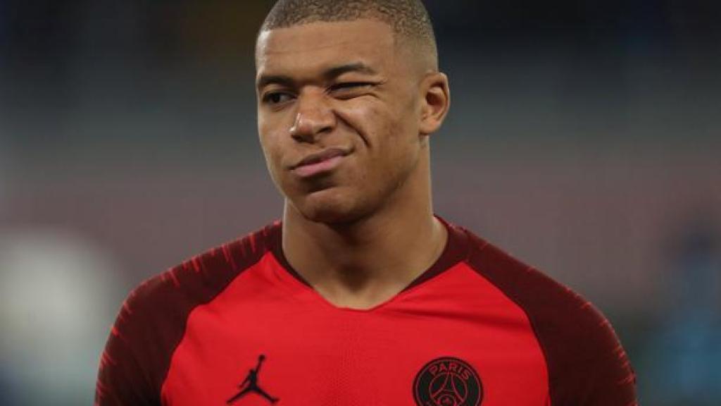 Mbappé, con el PSG