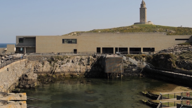 Exterior del acuario de A Coruña