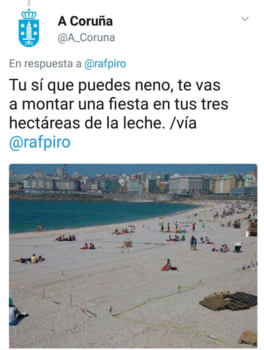 El propio Concello de A Coruña se burló de las ansias inmobiliarias de alguno…