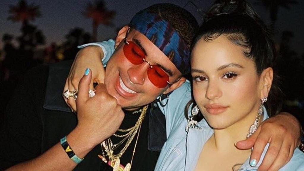 Bad Bunny y Rosalía.