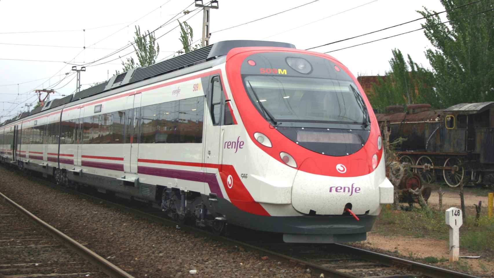 Un tren Civia, modelo que se usará en el proyecto.