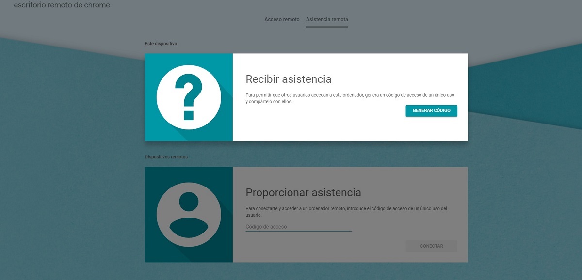 Escritorio remoto Google 2