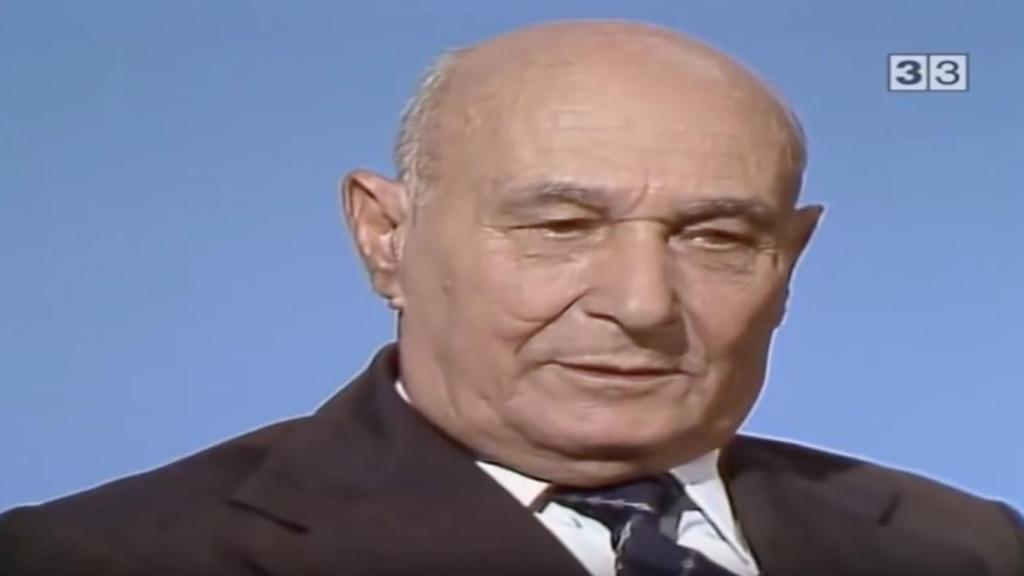 Garbo en 1984, en una entrevista a TV3.