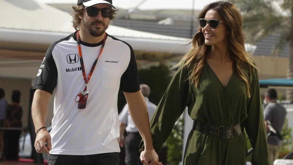 Lara Álvarez y Fernando Alonso