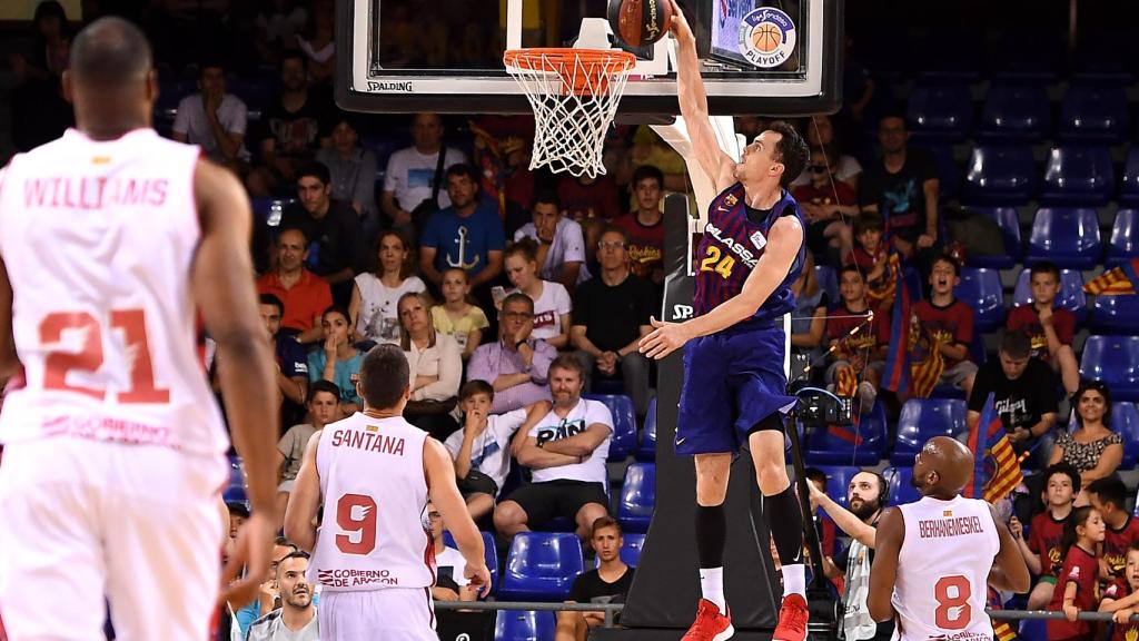 Kuric, mejor jugador ante el Tecnyconta Zaragoza