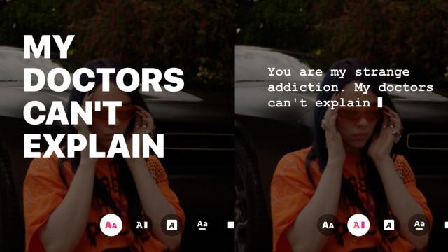 Instagram te muestra las letras de las canciones en las historias
