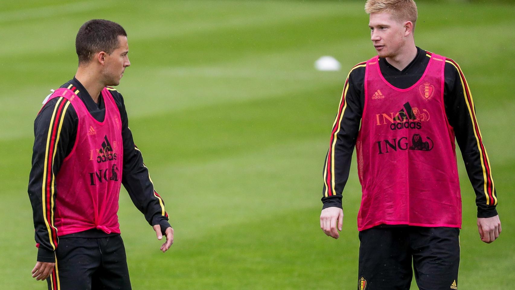 Hazard y De Bruyne