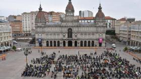 La Marcha Motera del Ejército de Tierra recorre A Coruña