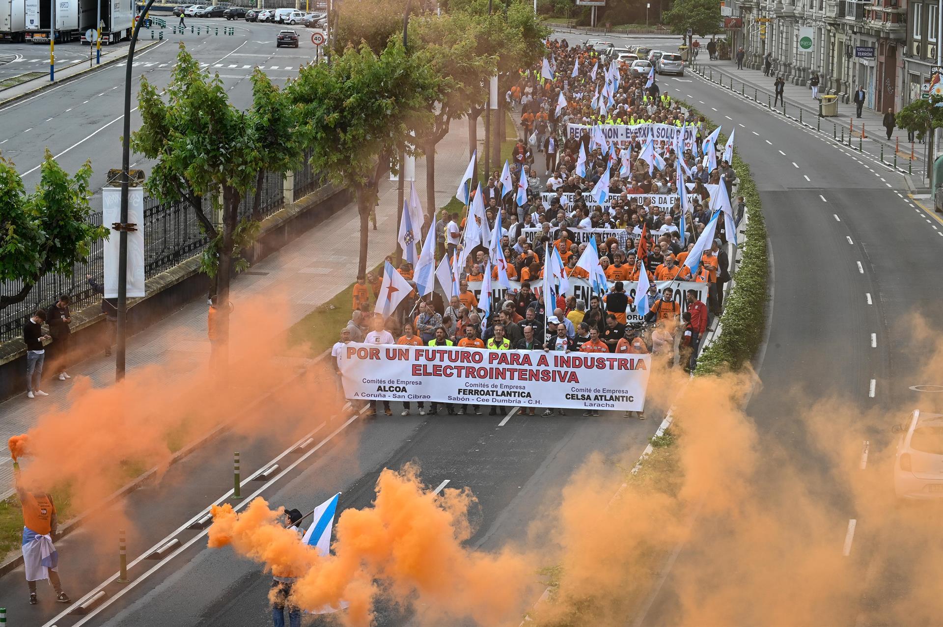 La manifestación esta mañana (EP)