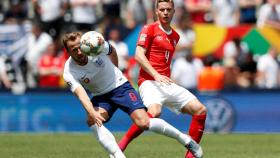 Harry Kane, en el Suiza - Inglaterra de la UEFA Nations League