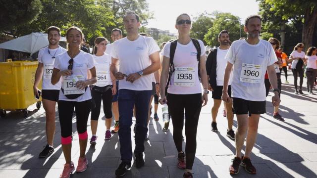 Aguado en la carrera contra la violencia de género este domingo en Madrid