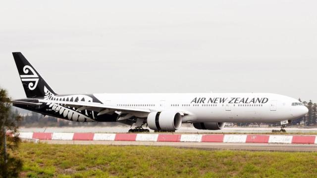 Un avión de Air New Zealand.