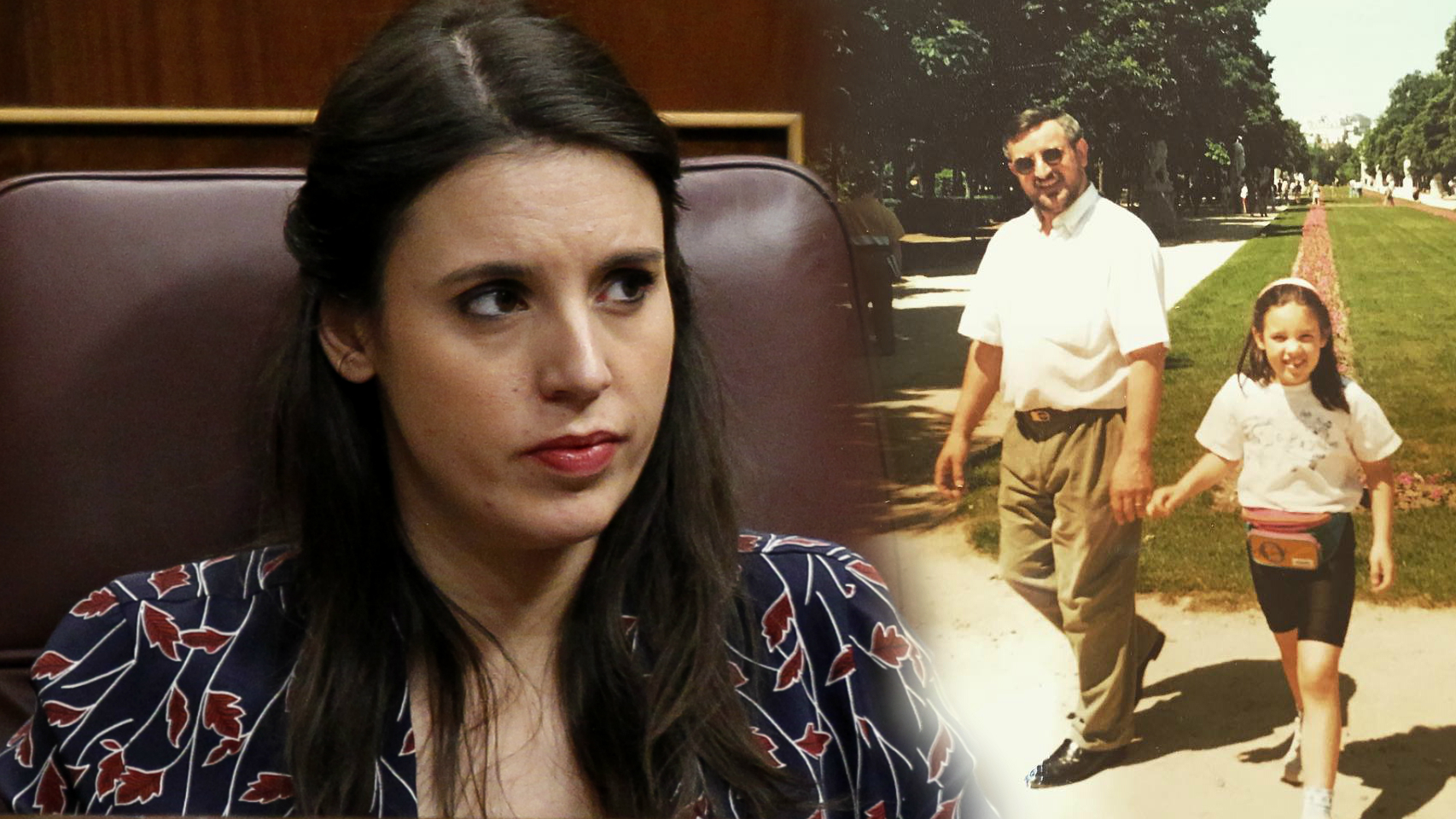 Irene Montero vivirá el primer aniversario de la muerte de su padre este martes 11 de junio.