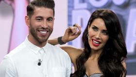 Sergio Ramos y Pilar Rubio en 'El Hormiguero'.