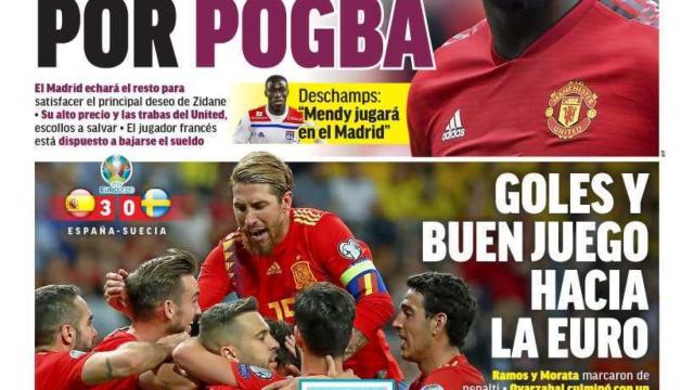 Portada diario MARCA (11/06/2019)