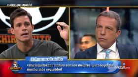 Edu Aguirre en El Chiringuito. Foto: (@elchiringuitotv)