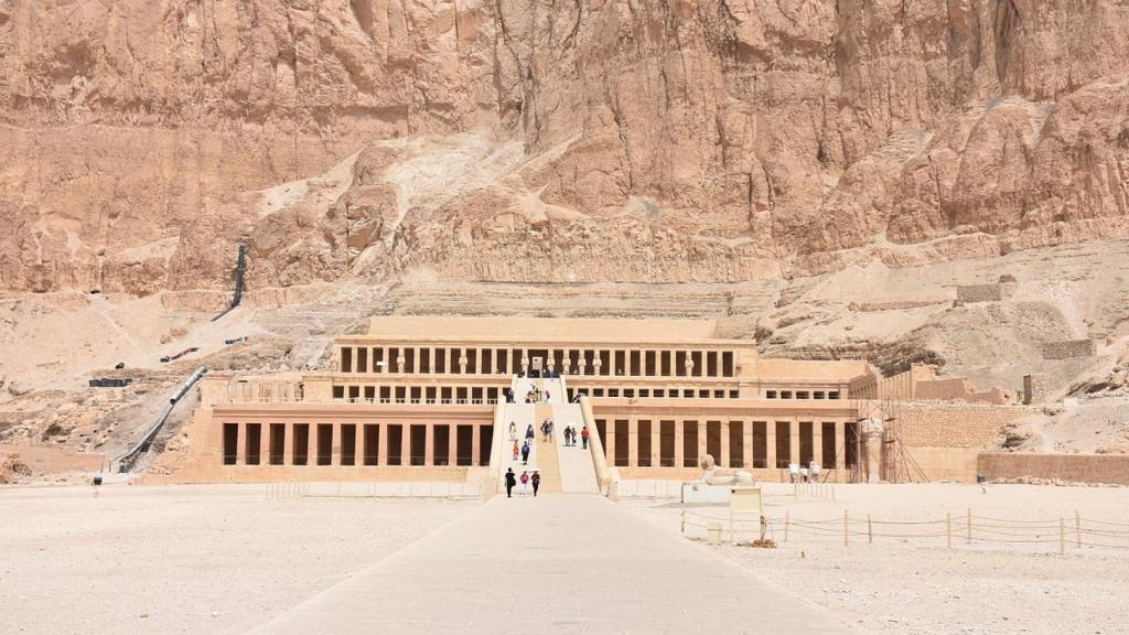 Templo de Hatshepsut en Deir el-Bahari.