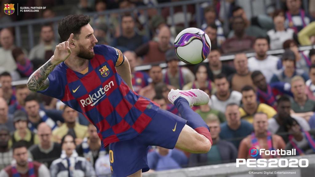 Leo Messi, imagen del PES 2020. Foto: Twitter. (@officialpes)