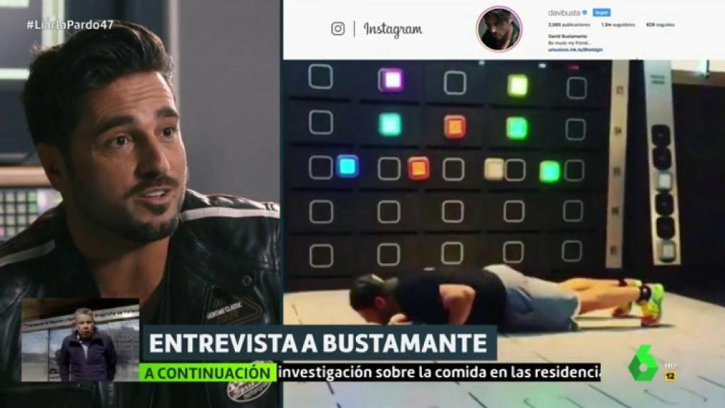 David Bustamante en el programa 'Liarda Pardo'.