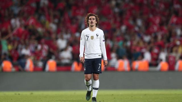 Griezmann con la selección de Francia