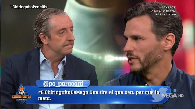 Capi en El Chiringuito. Foto: Twitter (@elchiringuitotv)