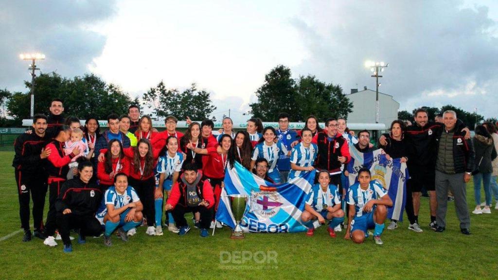 El Dépor femenino gana la Copa Galicia y cierra un año de ensueño