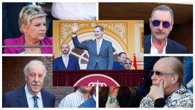 Felipe VI en el palco real de la plaza de toros en Las Ventas.