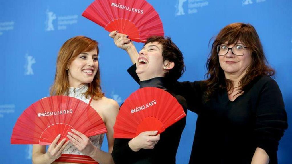 Las protagonistas del largometraje de Coixet y la directora en el estreno en la Berlinale (El Español)