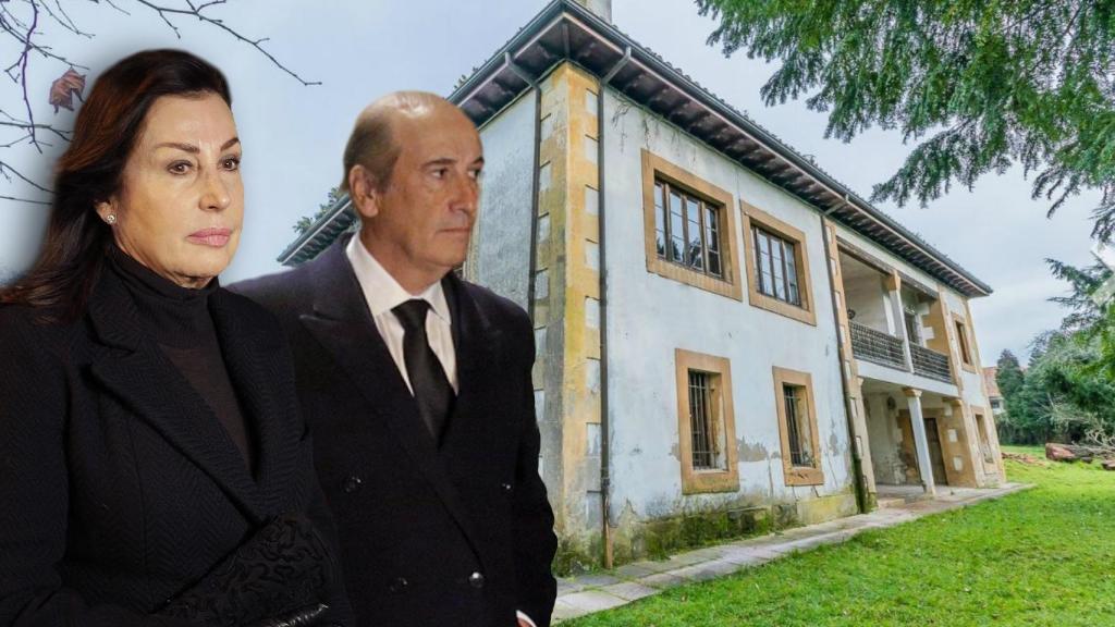 La casa de los Franco en un montaje junto a Carmen Martínez-Bordiú y Francis Franco.