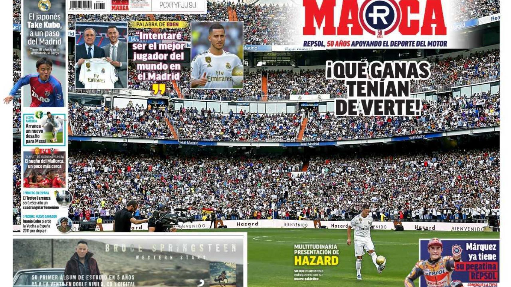 Portada MARCA (14/06/19)