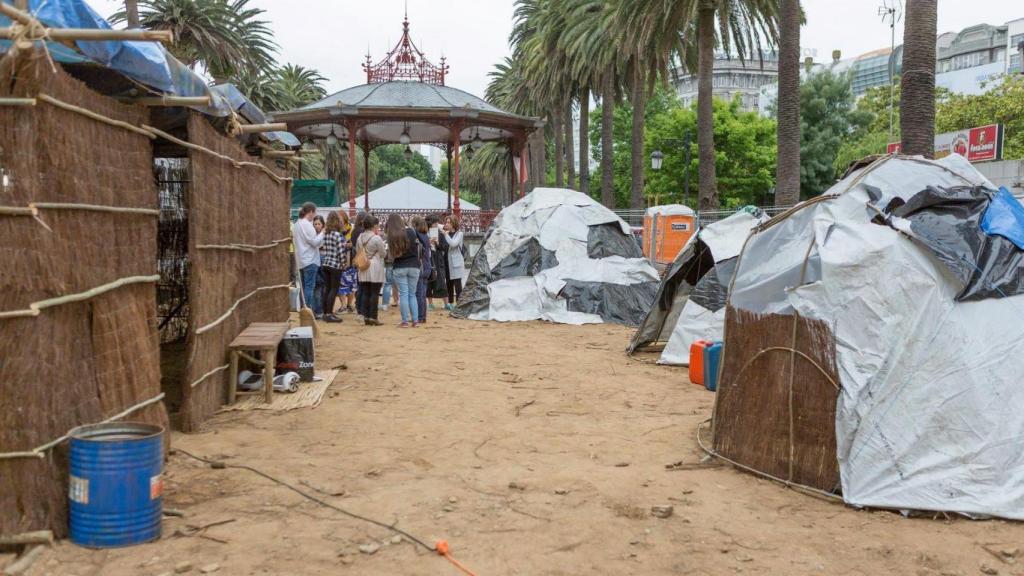 Méndez Núñez volverá a ser un campo de refugiados durante tres días