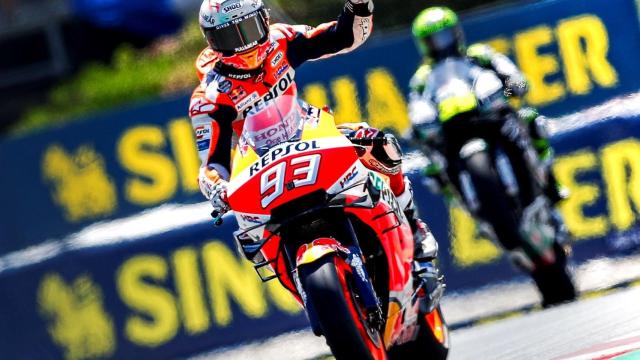 Márquez, durante el Gran Premio de Cataluña