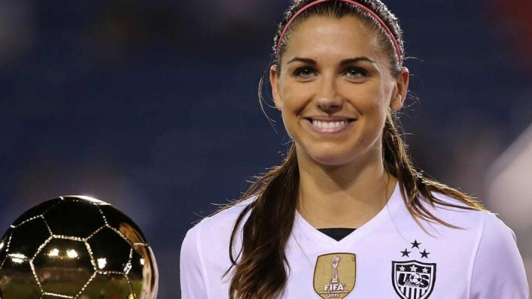 Alex Morgan, durante el Mundial de fútbol femenino en Canadá 2015