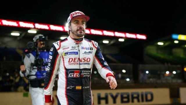 Fernando Alonso con Toyota en el Mundial de Resistencia.