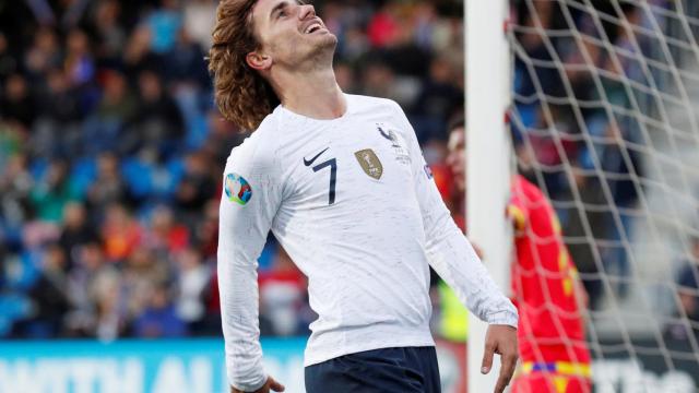 Griezmann con la selección francesa