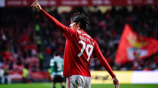 Joao Félix celebra un gol con el Benfica. Foto: Instagram (@joaofelix79)