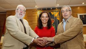 Sara Hernández, Carlos Berzosa y Alejandro Blanco. Foto: coe.es