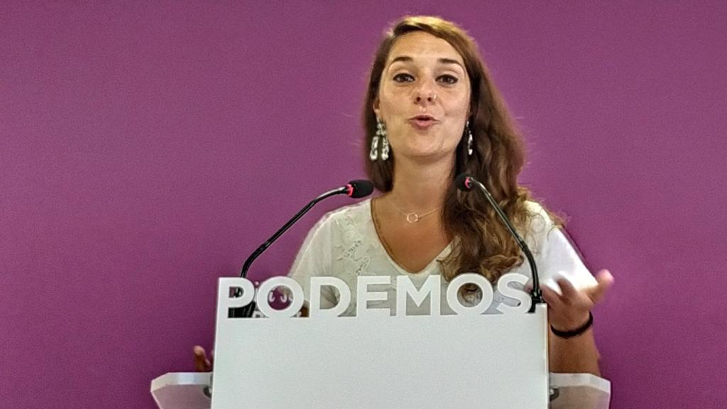 Noelia Vera, portavoz del Consejo de Coordinación de Podemos.