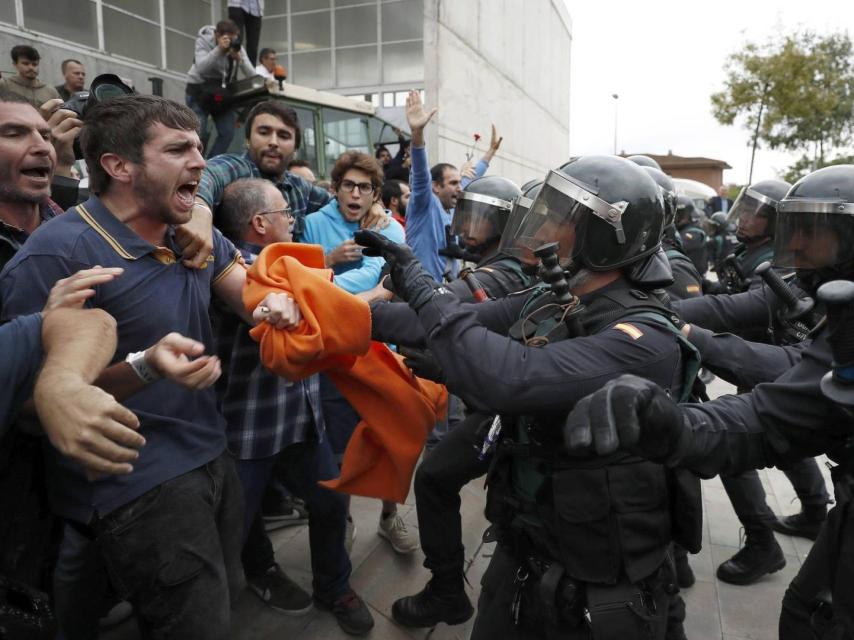 Intervención policial el 1-O./