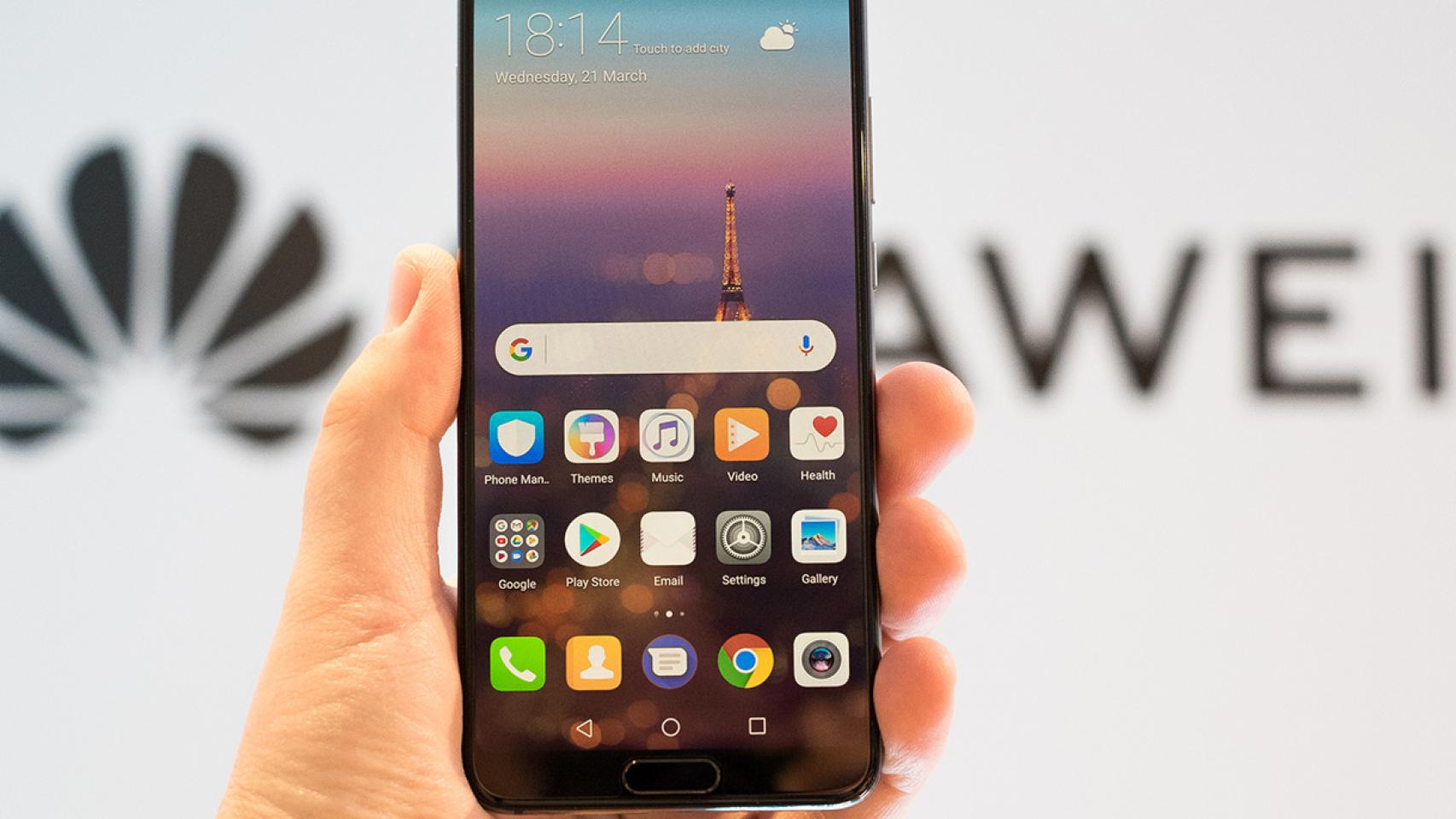 El Huawei P20 en su lanzamiento.