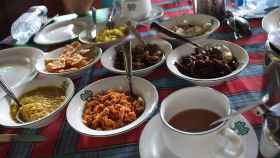El arroz y el curry, fundamentales en la gastronomía de Sri Lanka.