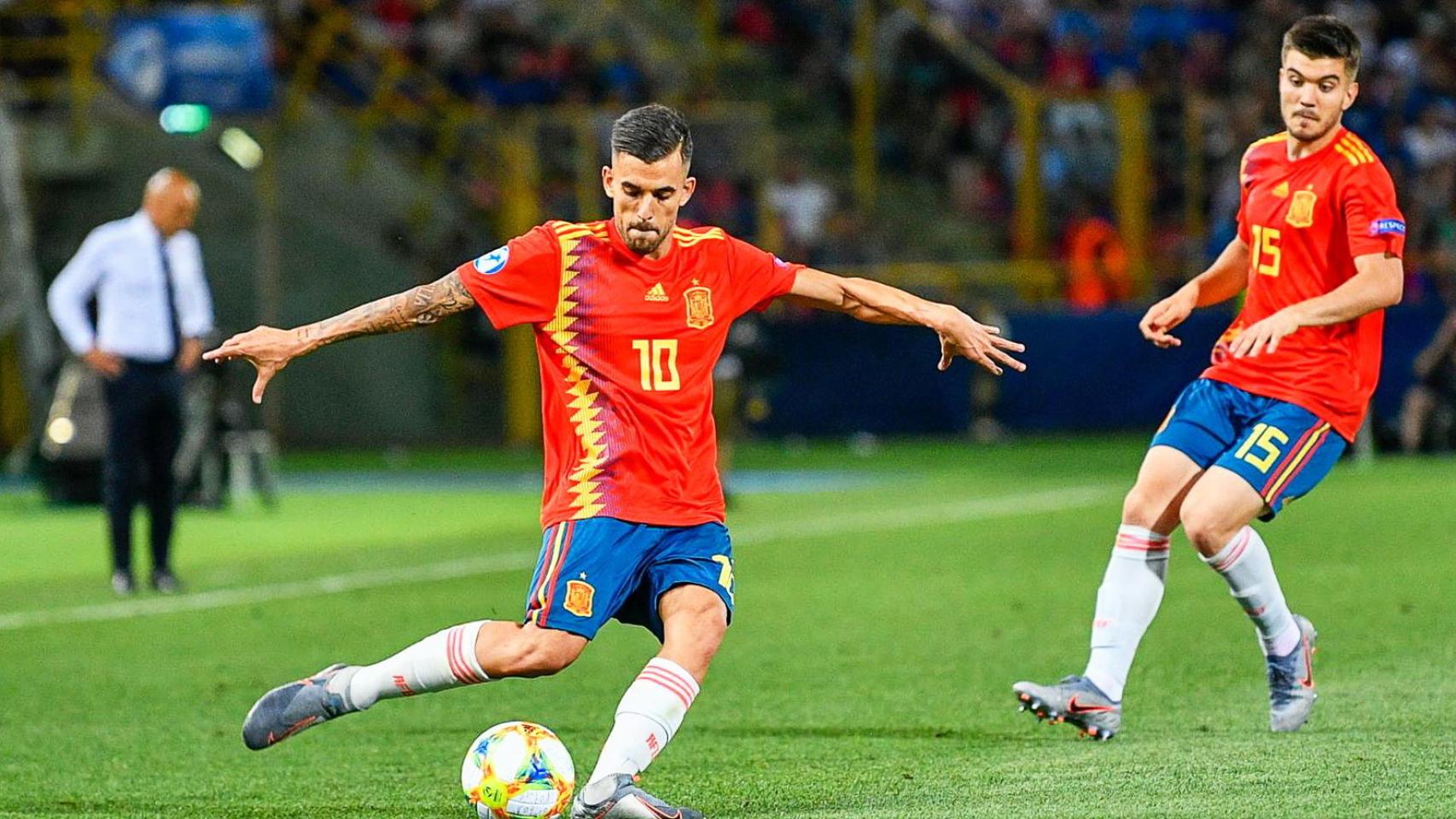 Ceballos ante Italia en el Europeo sub21