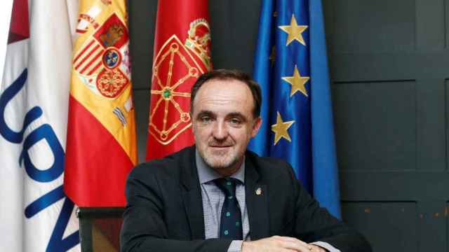 El candidato de Navarra Suma a la Presidencia foral, Javier Esparza.