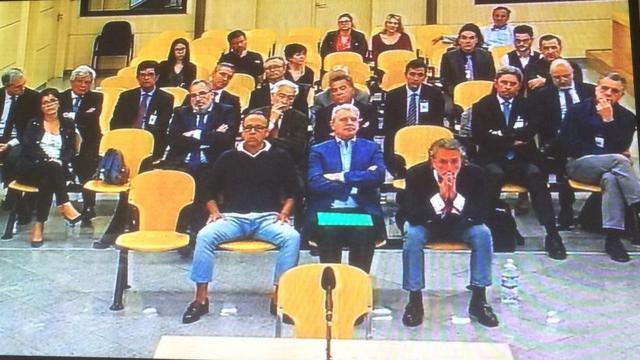 Los acusados, en la última sesión del juicio de Gürtel Valencia.