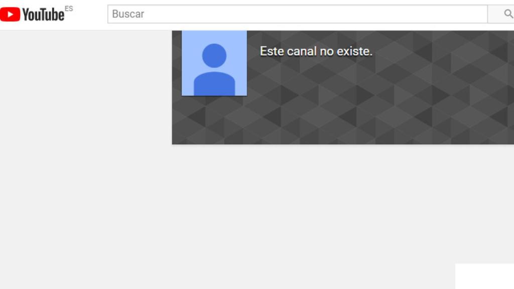 El canal de Vox en YouTube, eliminado.