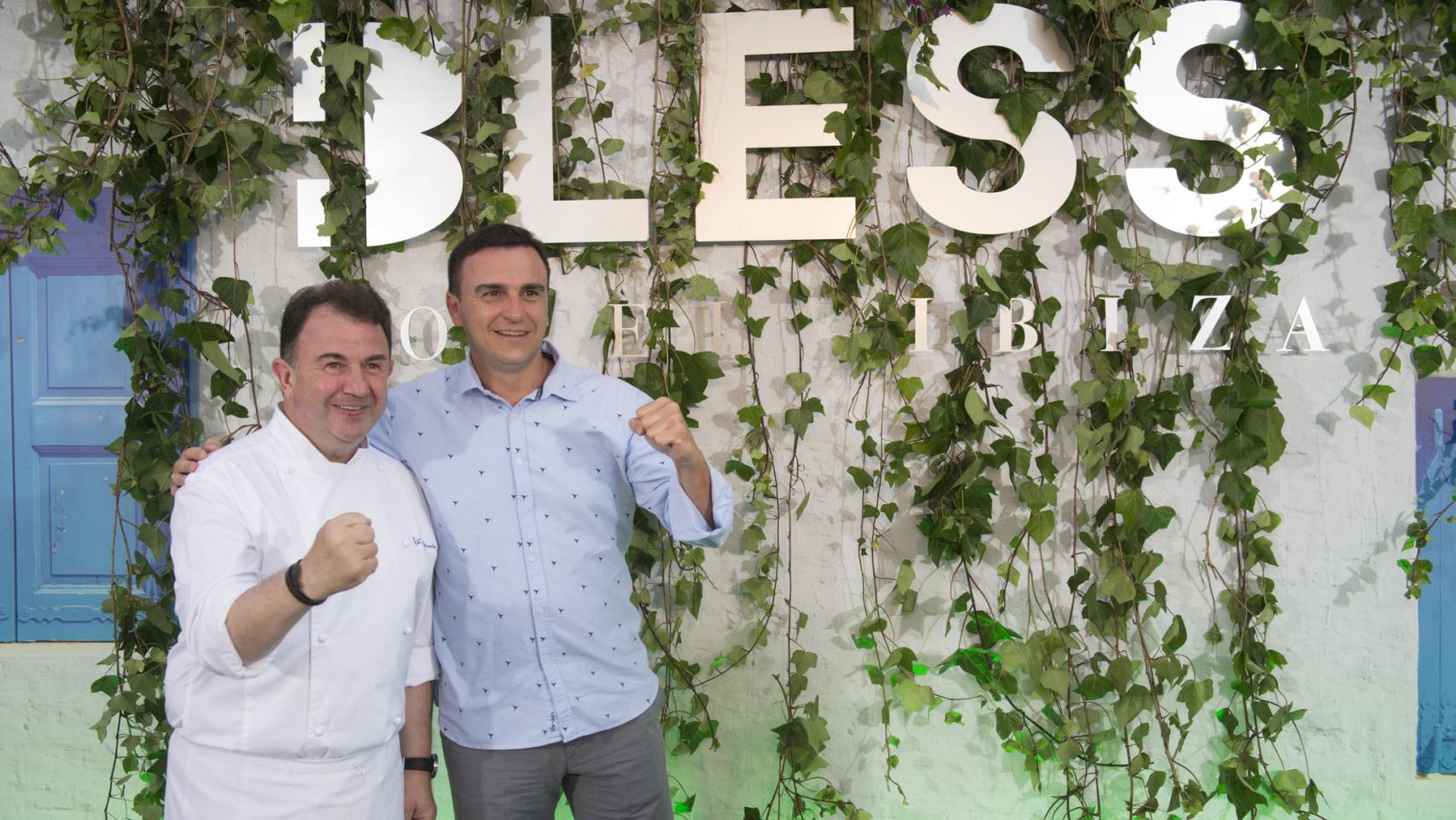 Martín Berasategui en la inauguración de Bless Hotel Ibiza