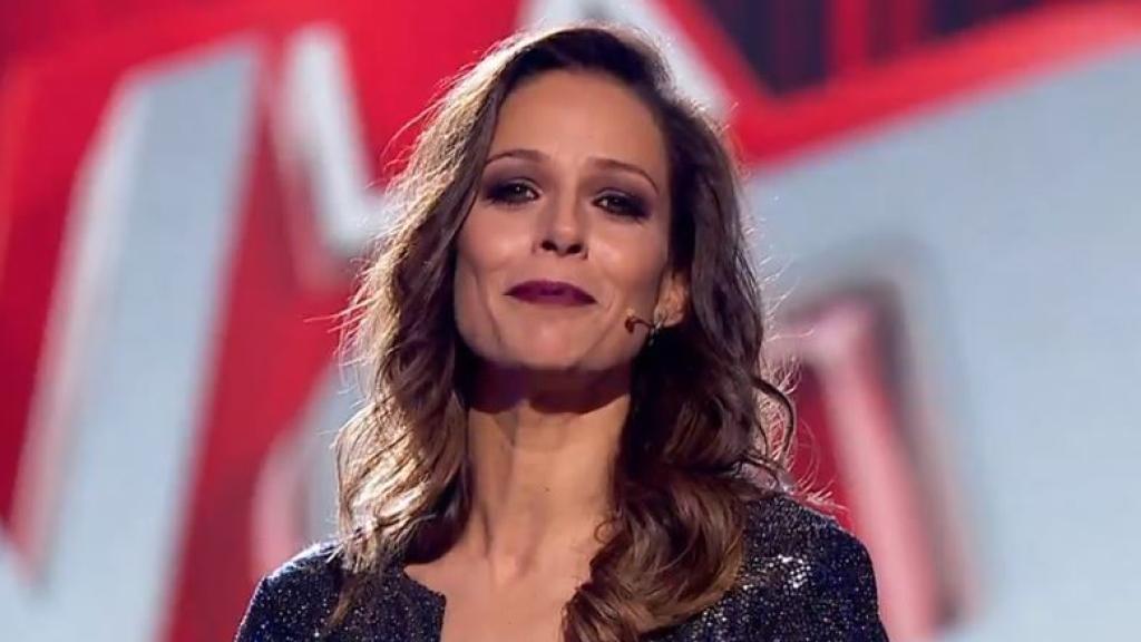 Eva González durante la semifinal de 'La Voz Senior'.